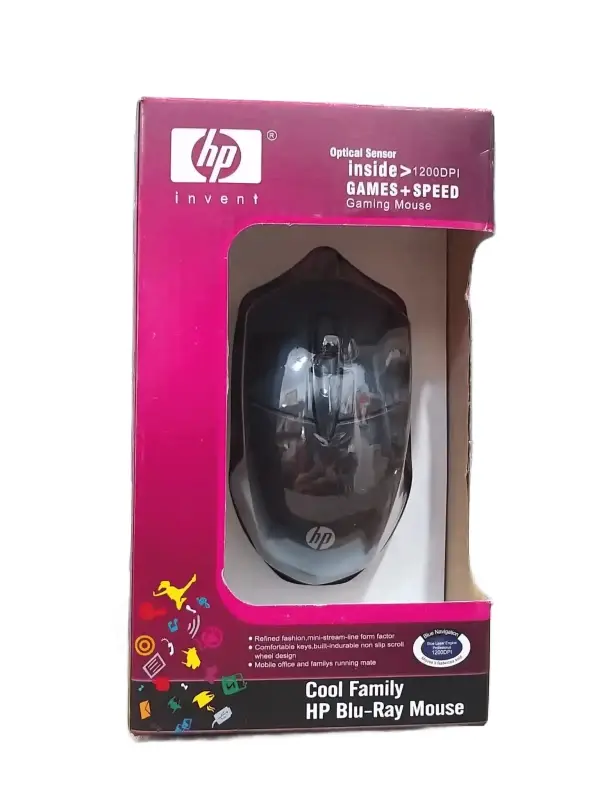 HP Invent Optical Wired Mouse 