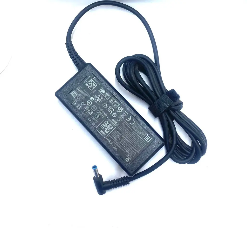 HP Blue pin 65W laptop charger Original