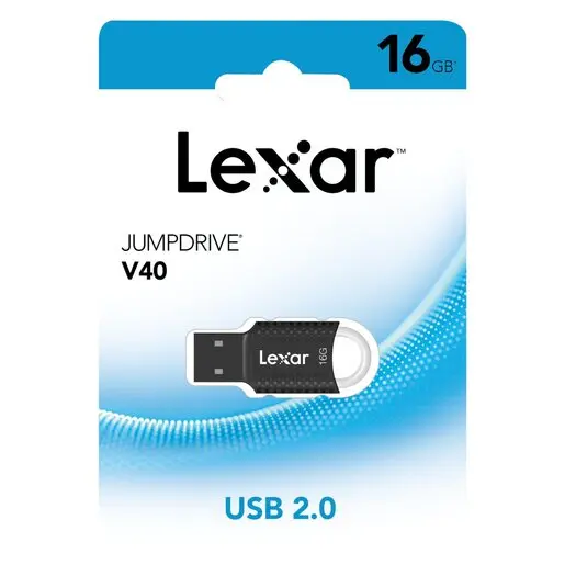 Lexar 16GB JUMPDRIVE V40 USB 2.0 FLASH DRIVE