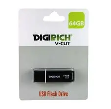 DIGIRICH 64GB USB 2.0 FLASH DRIVE