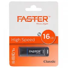 FASTER 16GB USB 2.0 FLASH DRIVE