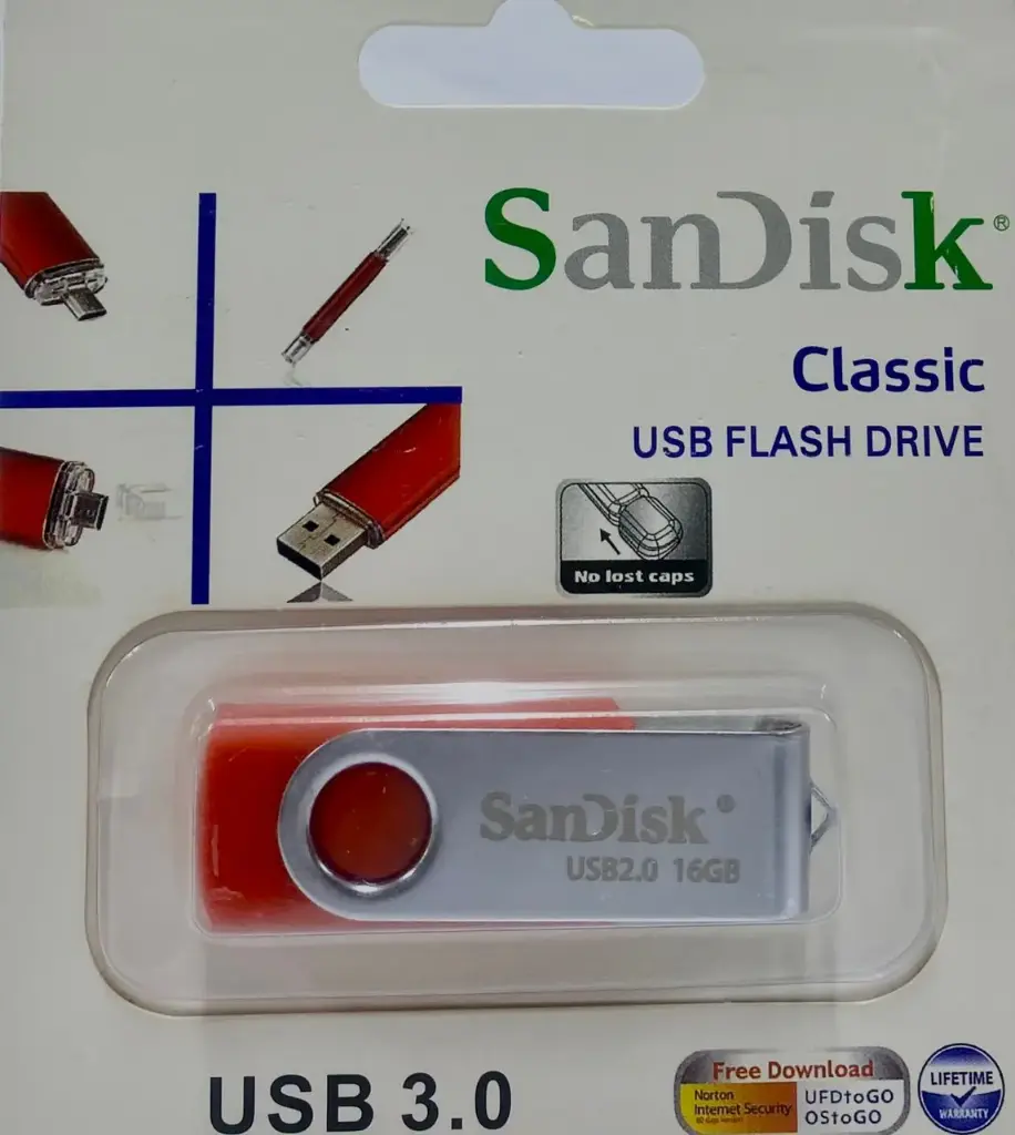 SanDisk 32GB Classic USB 2.0 FLASH DRIVE 