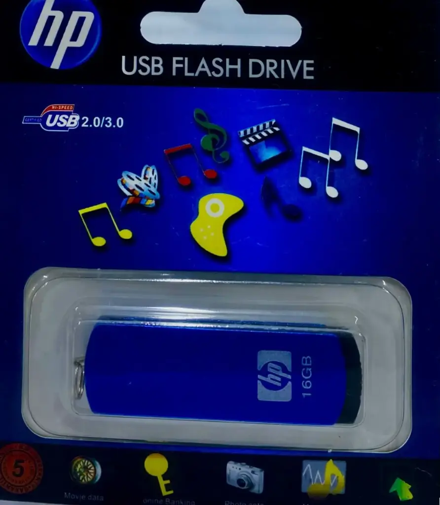 HP 16GB USB 2.0 FLASH DRIVE