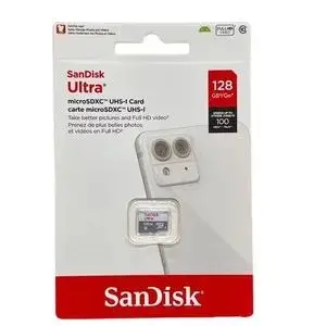 SanDisk Ultra MicroSDXC 128GB UHS-I Card 100mb/s