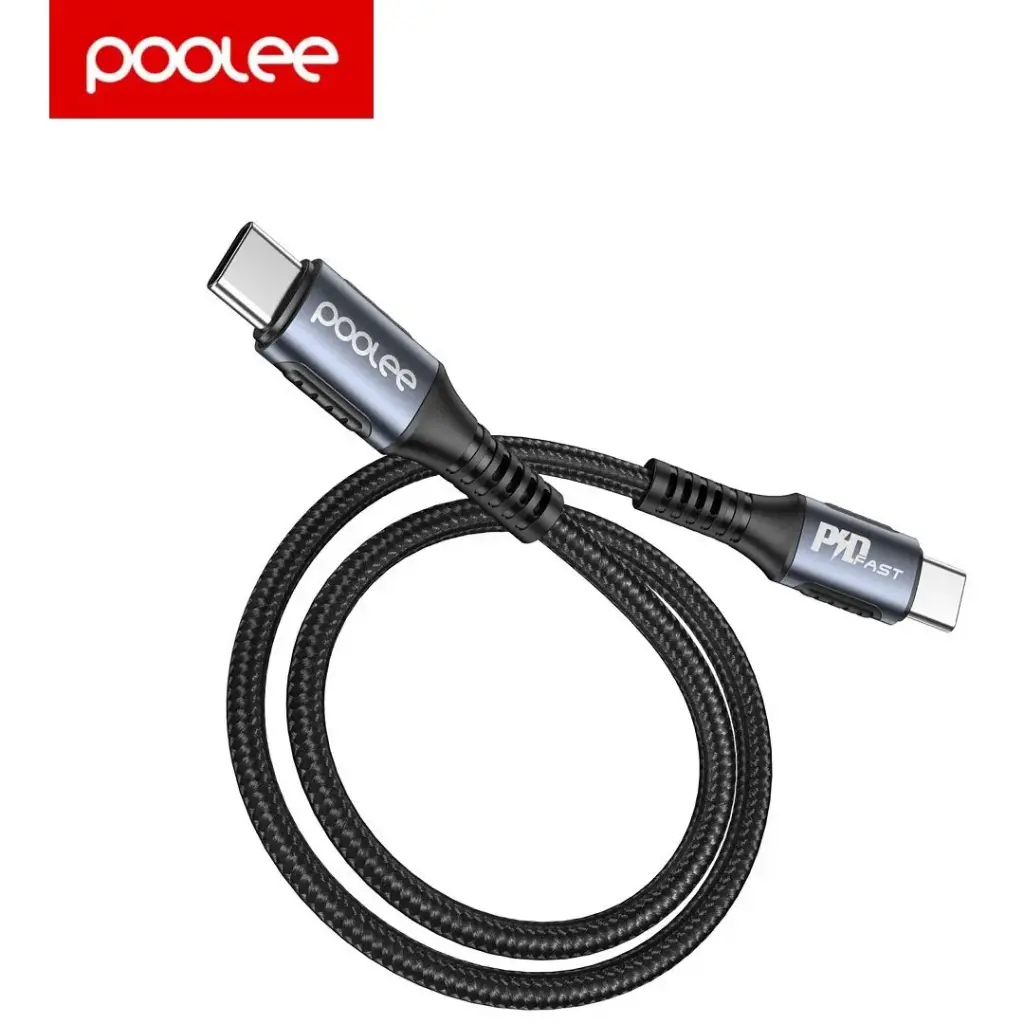 POOLEE C205- 1M USB To Type-C Cable Fast Charging/Data Cable