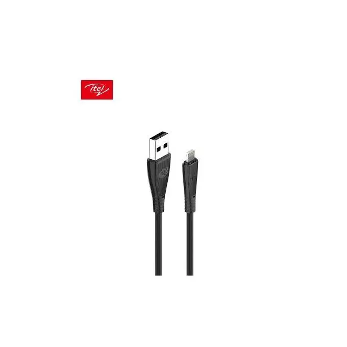 Itel 2.1A Nylon Lightning Charging & Data Cable