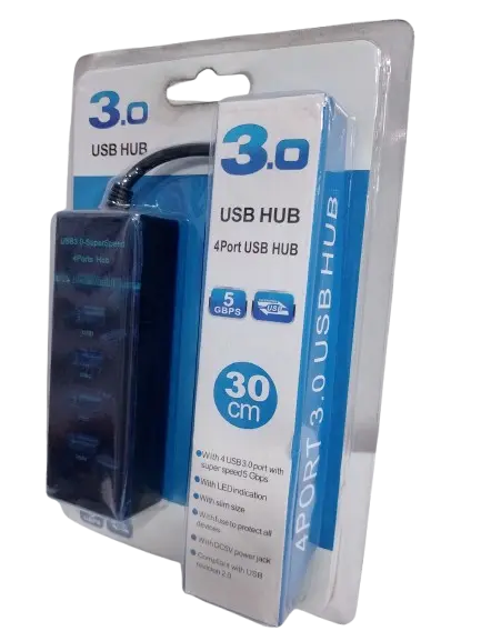 Four port 3.0 USB HUB 30cm