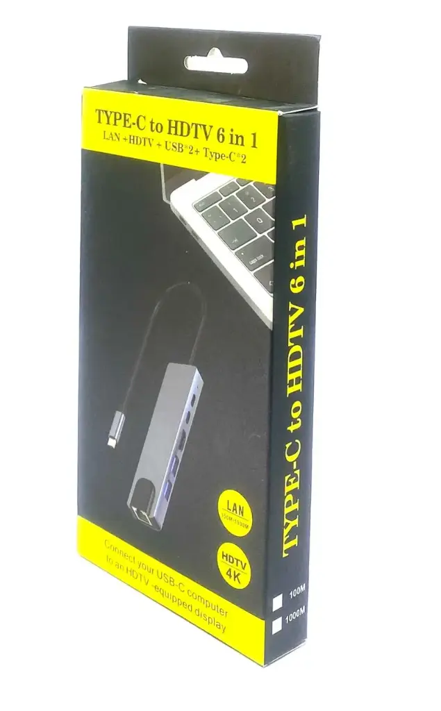 Type-C to HDTV 6 in1 Adapter