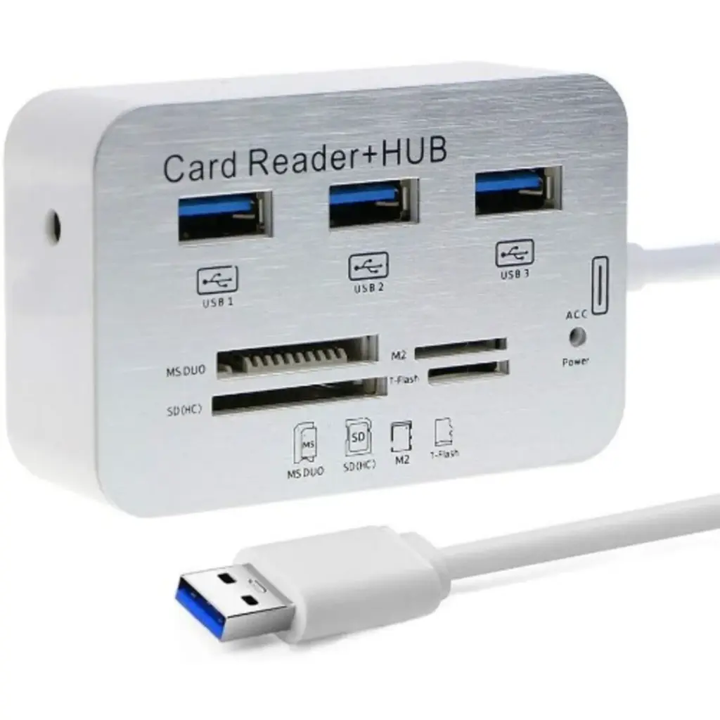 USB HUB 3.0 3.1 WITH CARD READER