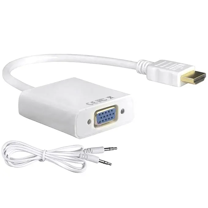 HDMI to VGA Converter Cable with Audio
