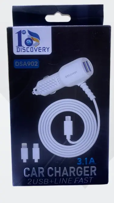 Discovery 3.1A Car Fast Charger DSA902