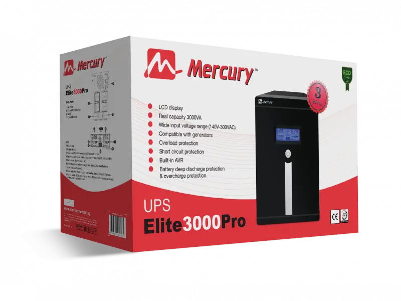 Mercury UPS Elite Pro 3000mAh
