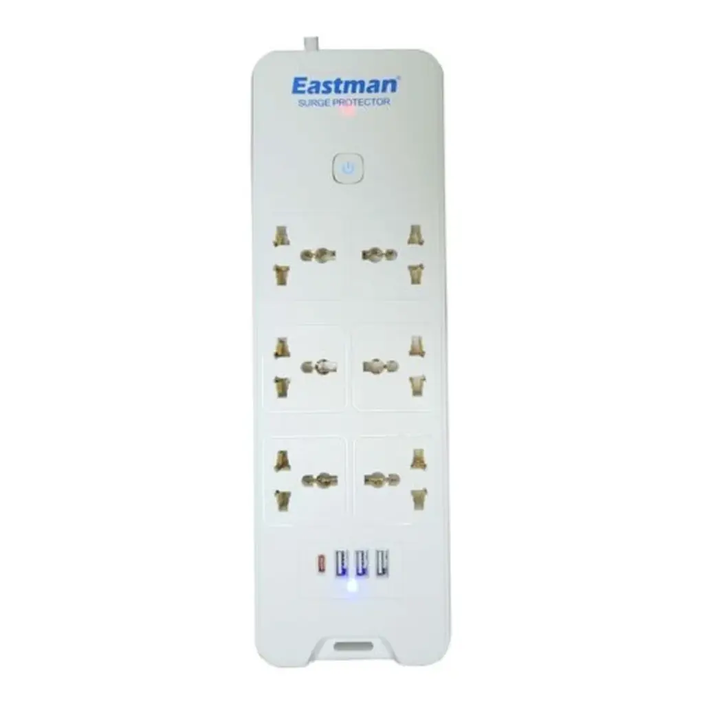 Eastman Surge Protector EM SP6W 3 USB Port And 1 Type C port