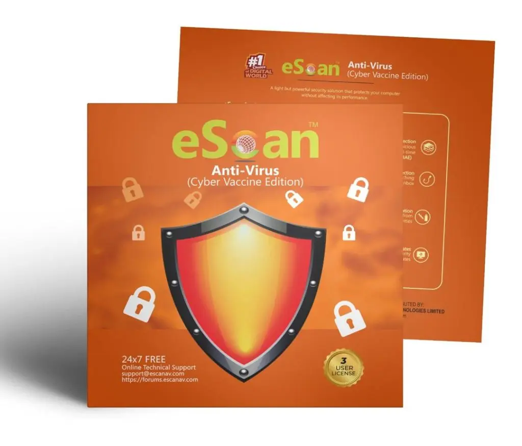 EScan Anti-Virus –v22 (Cyber Vaccine Edition)