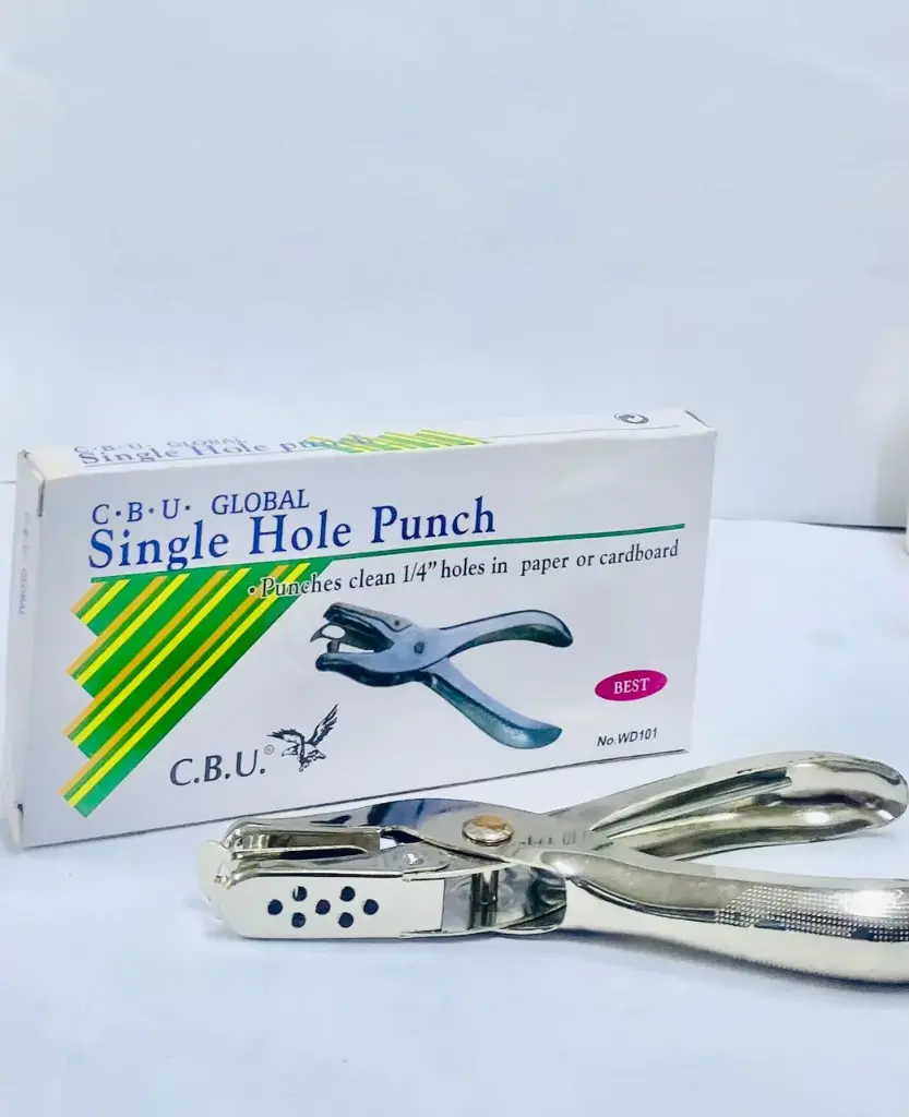 One hole punch