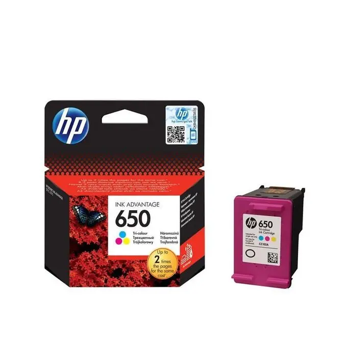 Hp 650 Tri-colour Ink Cartridge- Multicolor 
