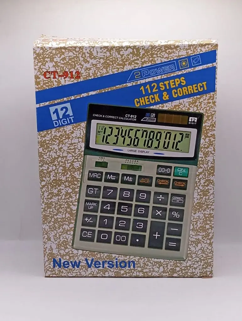 CT-912 Citizen 12digit 99steps check and correct Calculator