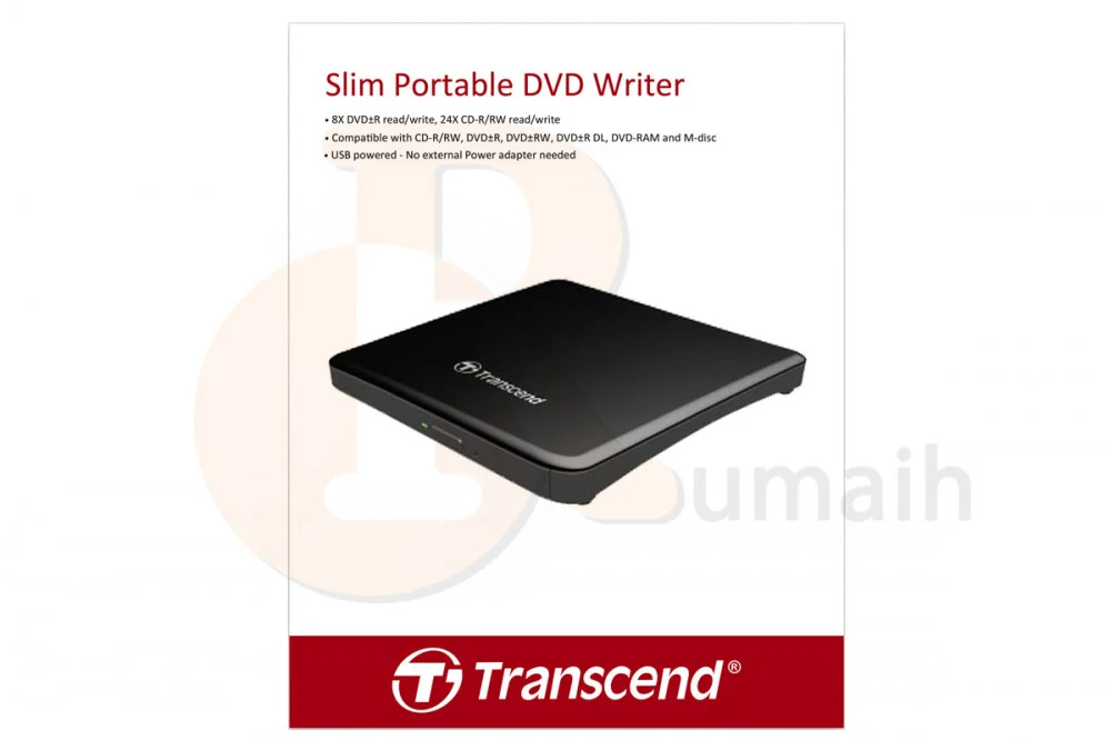 Transcend Slim Portable DVD Writer