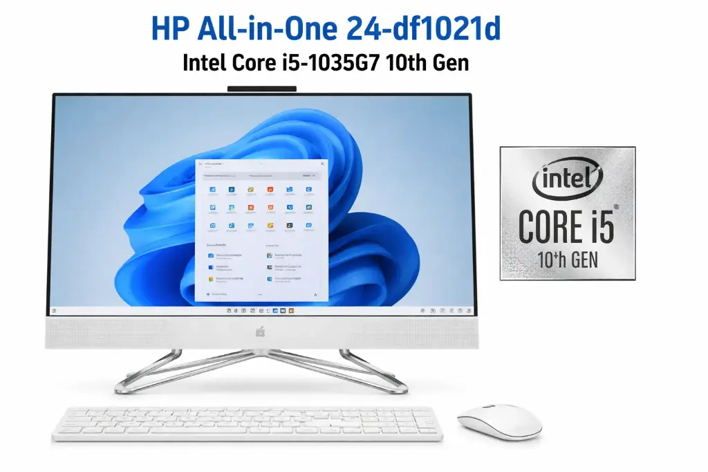 HP All-in-One 24-df1021d Intel Core i5-1035G7