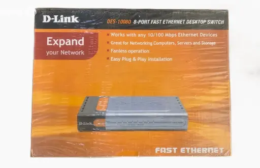 D-Link DES-1008D 8-Port Fast Ethernet Desktop Switch