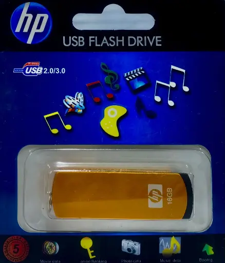 HP 16GB USB 2.0 FLASH DRIVE