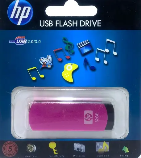 HP 32GB USB 2.0 FLASH DRIVE