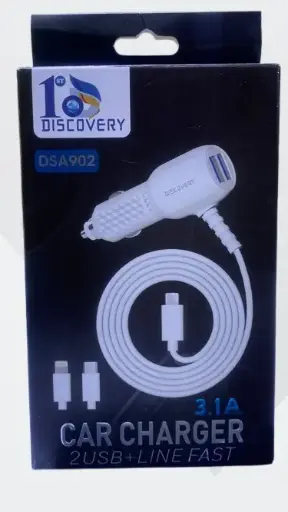 Discovery 3.1A Car Fast Charger DSA902
