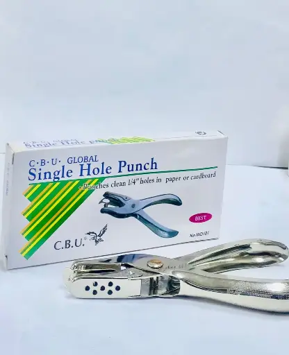 One hole punch