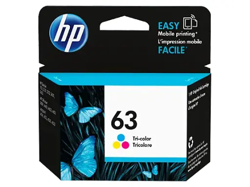 HP 63 Tri-color Original Ink Cartridge