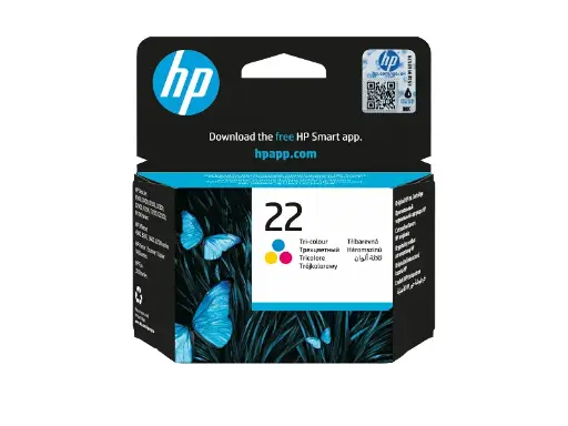 HP 22 Tri-color Original Ink Cartridge
